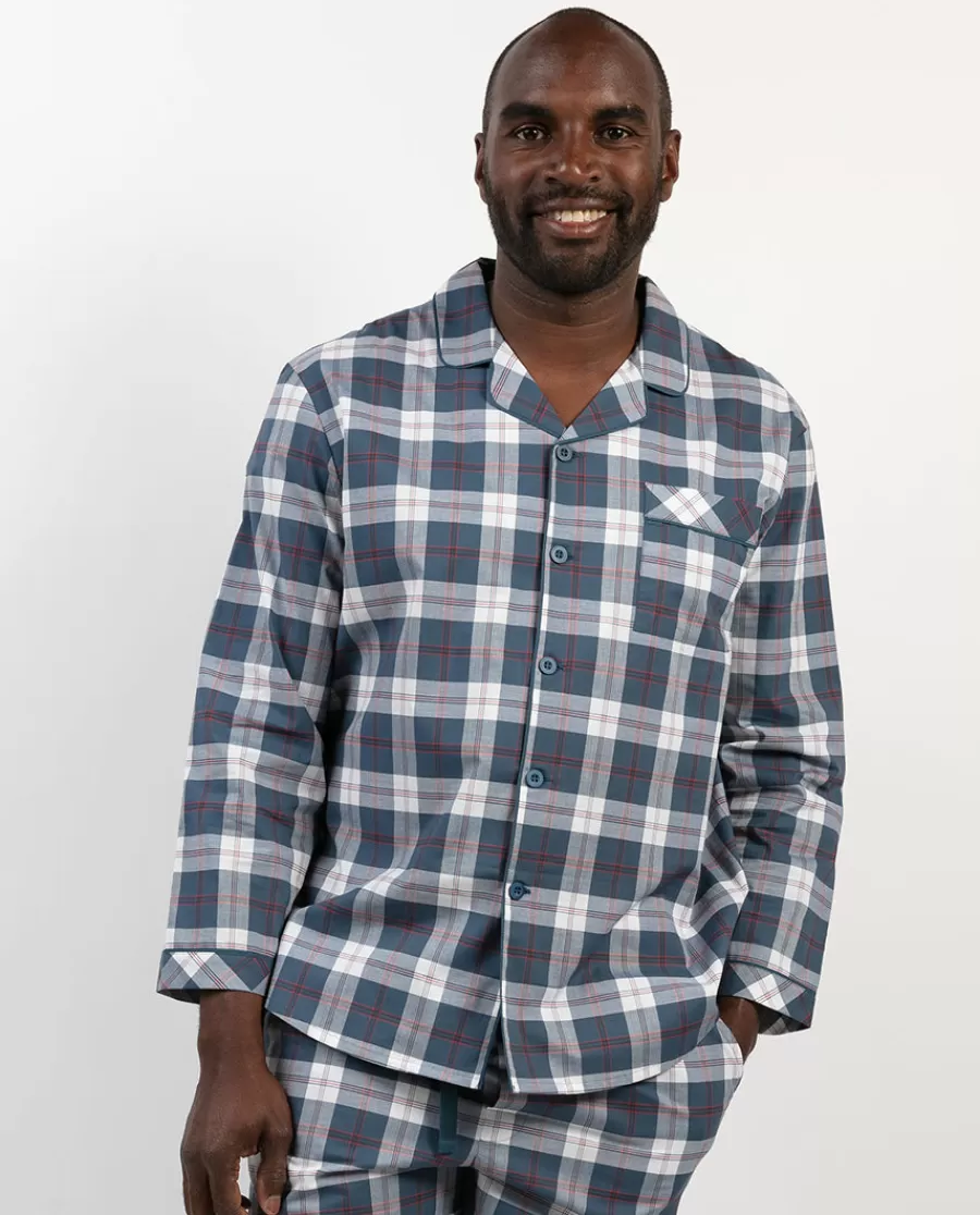 New Jasper Check Pyjama Top Men Pyjama Tops
