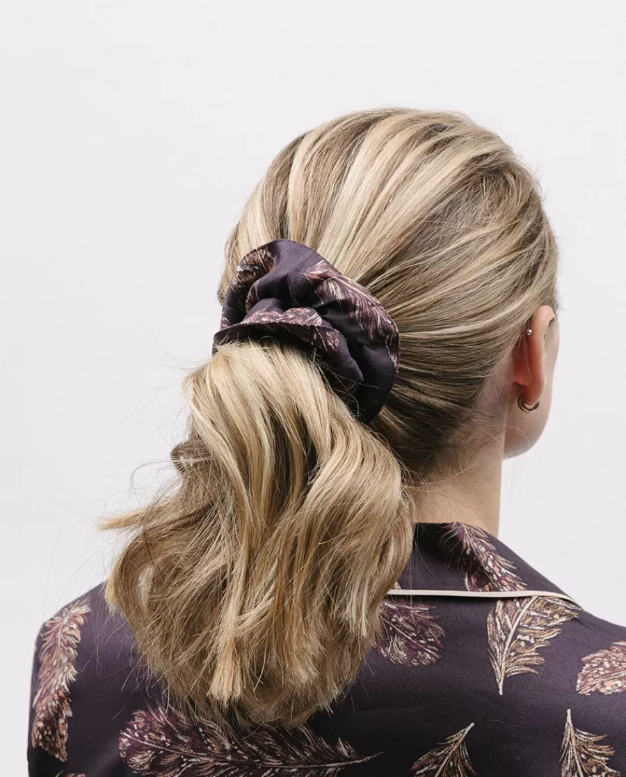 Outlet Lana Feather Print Scrunchie Women Accessories