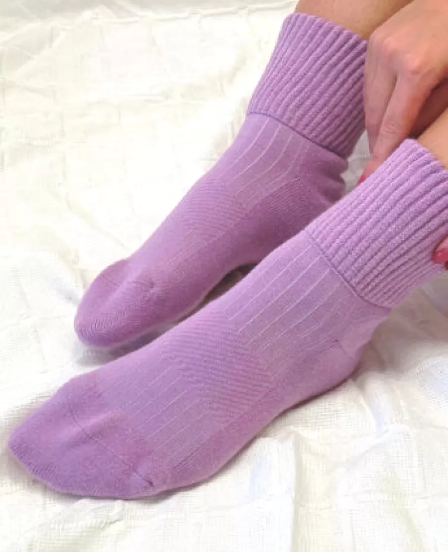 Sale Lilac Bamboo Socks Women Socks