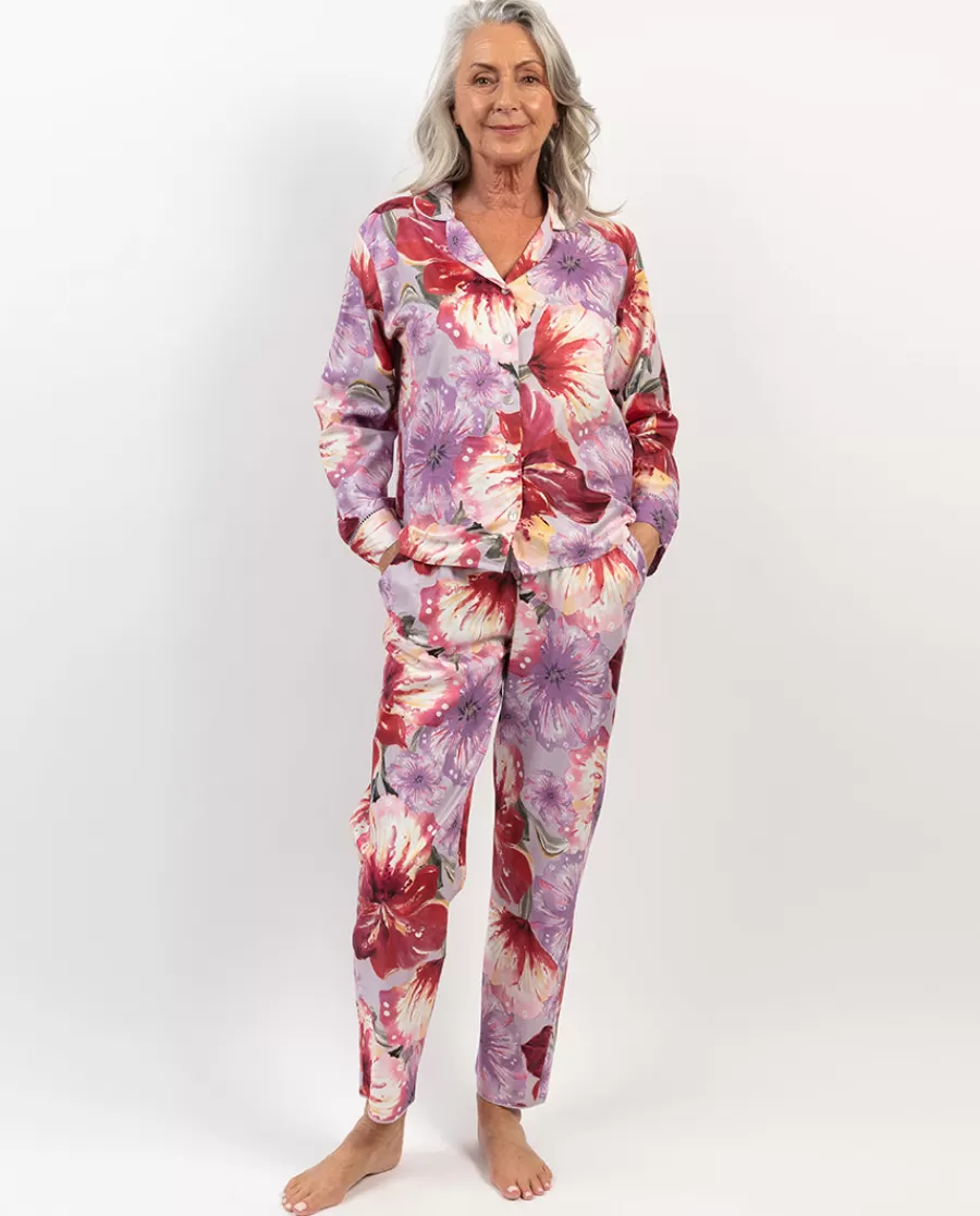 Best Maeve Lace Trim Floral Print Pyjama Set Women Pyjama Sets