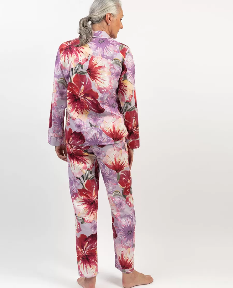 Best Maeve Lace Trim Floral Print Pyjama Set Women Pyjama Sets
