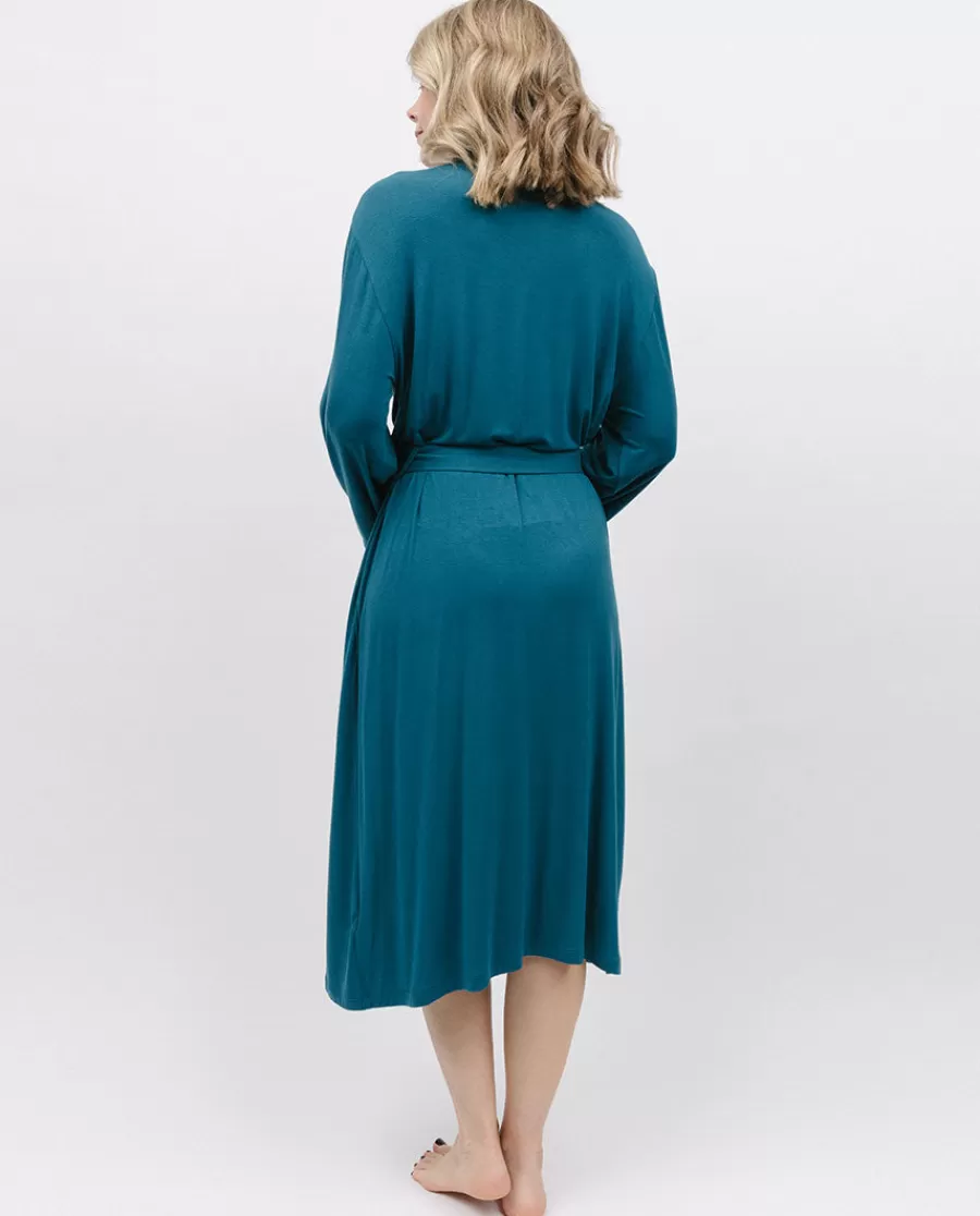 Best Sale Maple Jersey Long Dressing Gown Women Loungewear