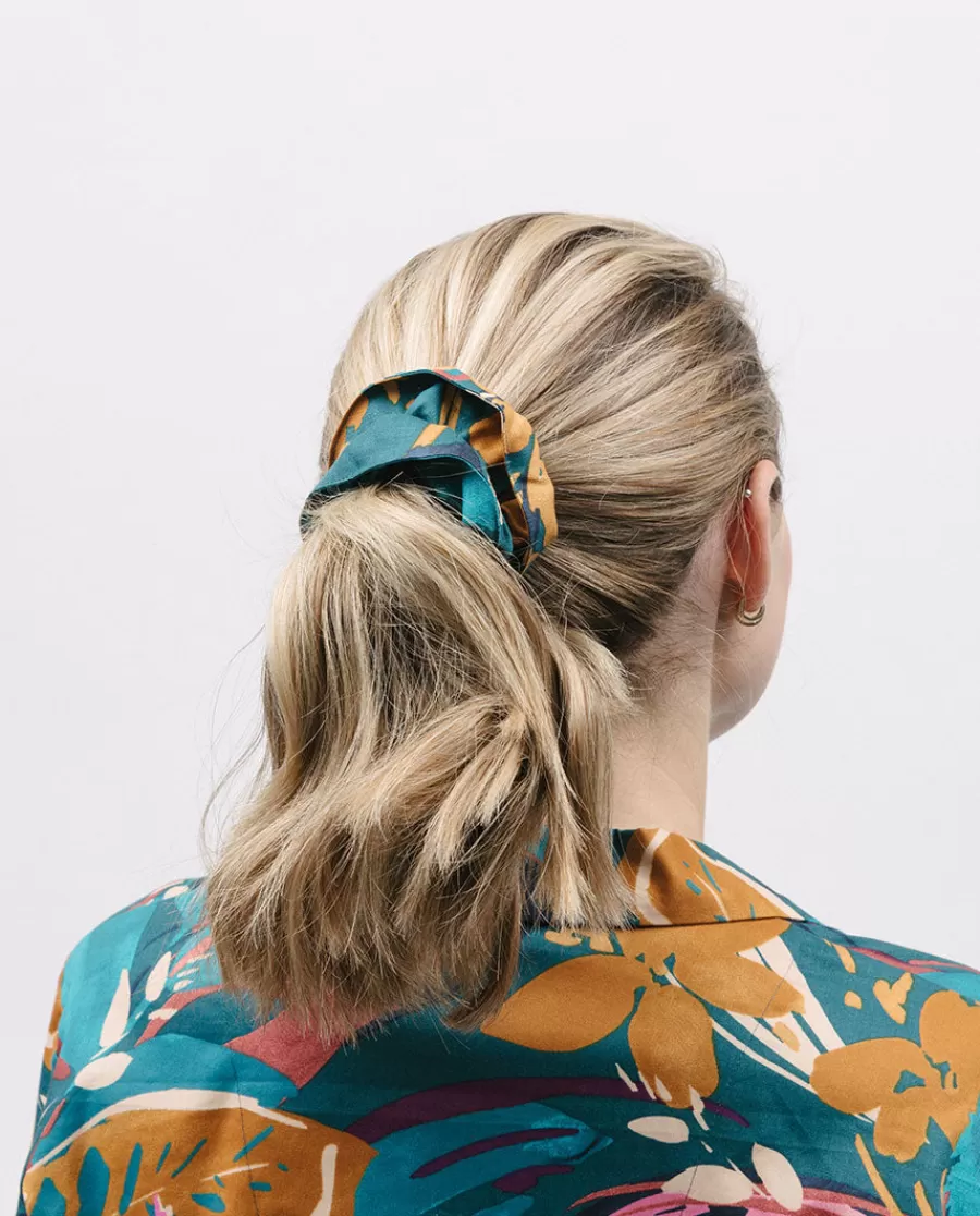 Online Maple Leaf Print Scrunchie Women Accessories