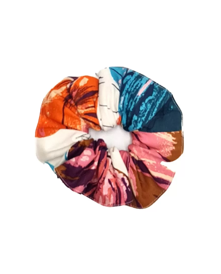 Sale Maple Pumpkin Print Scrunchie Women Accessories