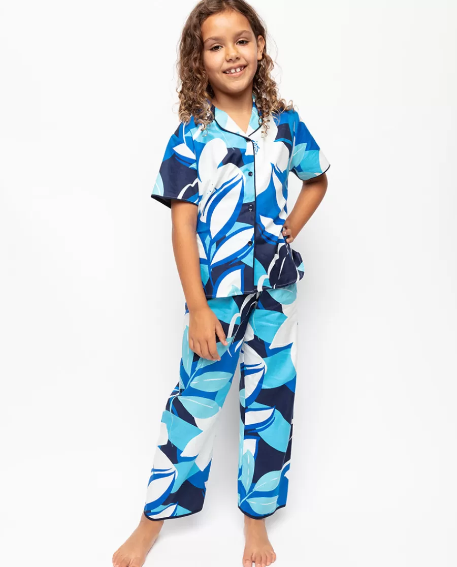 Hot Marie Girls Floral Print Pyjama Set Kids Girls Pyjamas