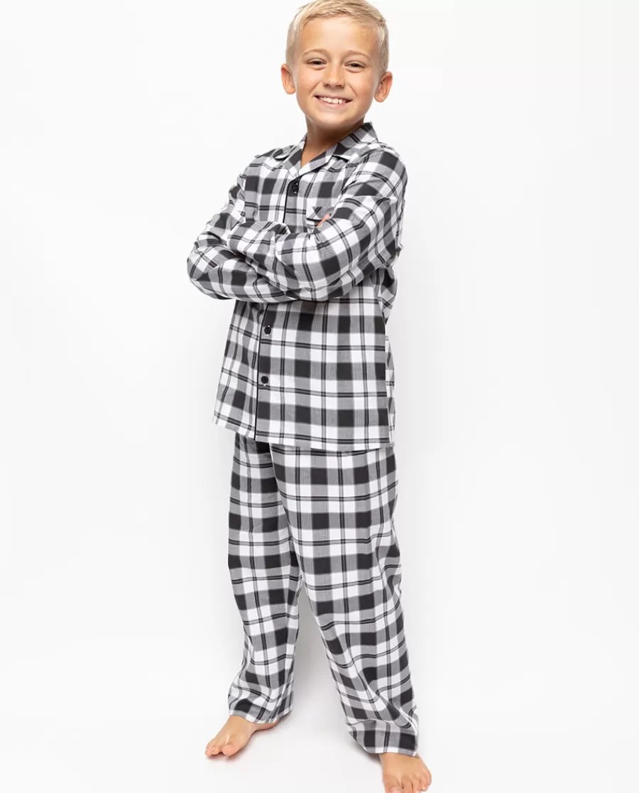 Clearance Mason Boys Check Pyjama Set Kids Boys Pyjamas