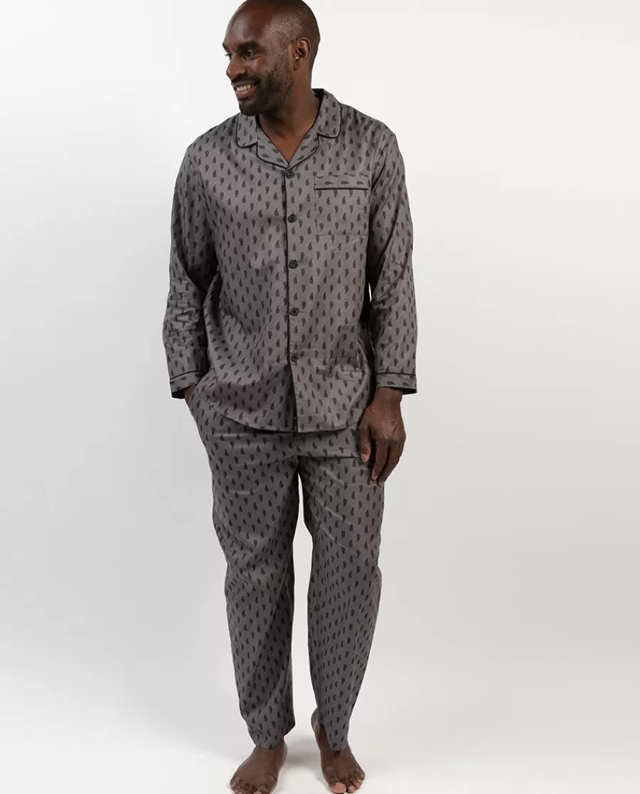 Cheap Mason Paisley Print Pyjama Set Men Pyjama Sets