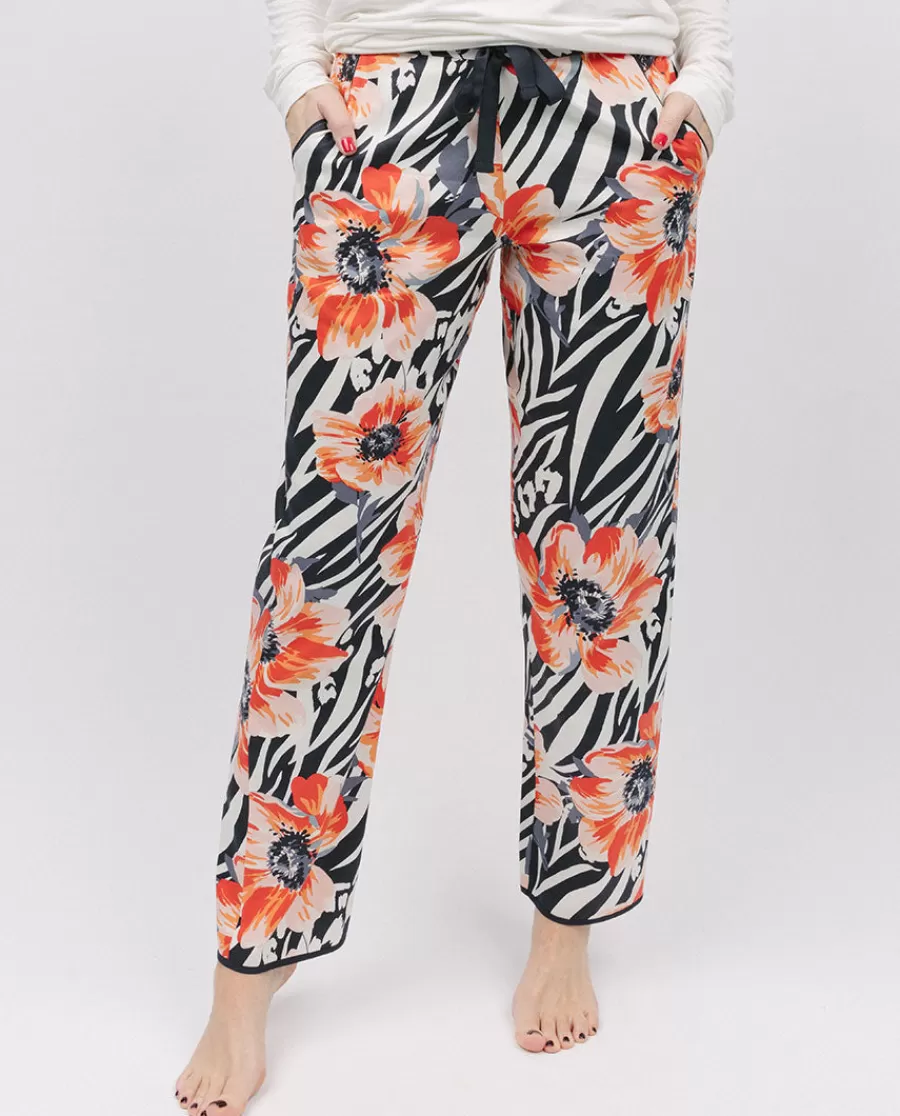 Store Nicole Animal Floral Print Pyjama Bottoms Women Pyjama Bottoms