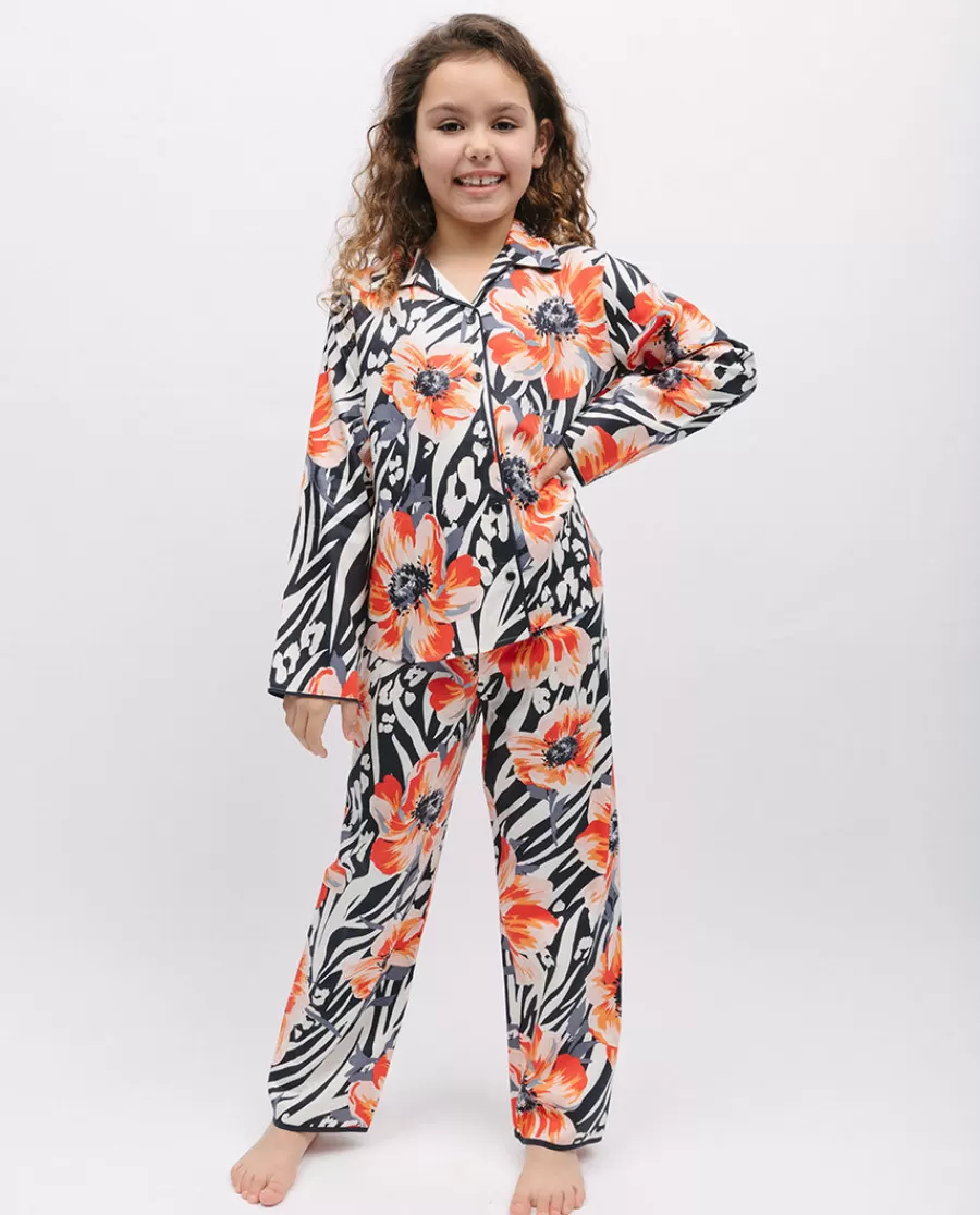 Best Sale Nicole Girls Animal Floral Print Pyjama Set Kids Girls Pyjamas