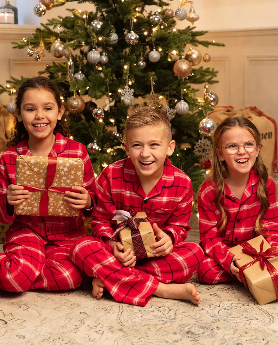 Cheap Noel Kids Unisex Super Cosy Check Pyjama Set Kids Kids Unisex Pyjamas