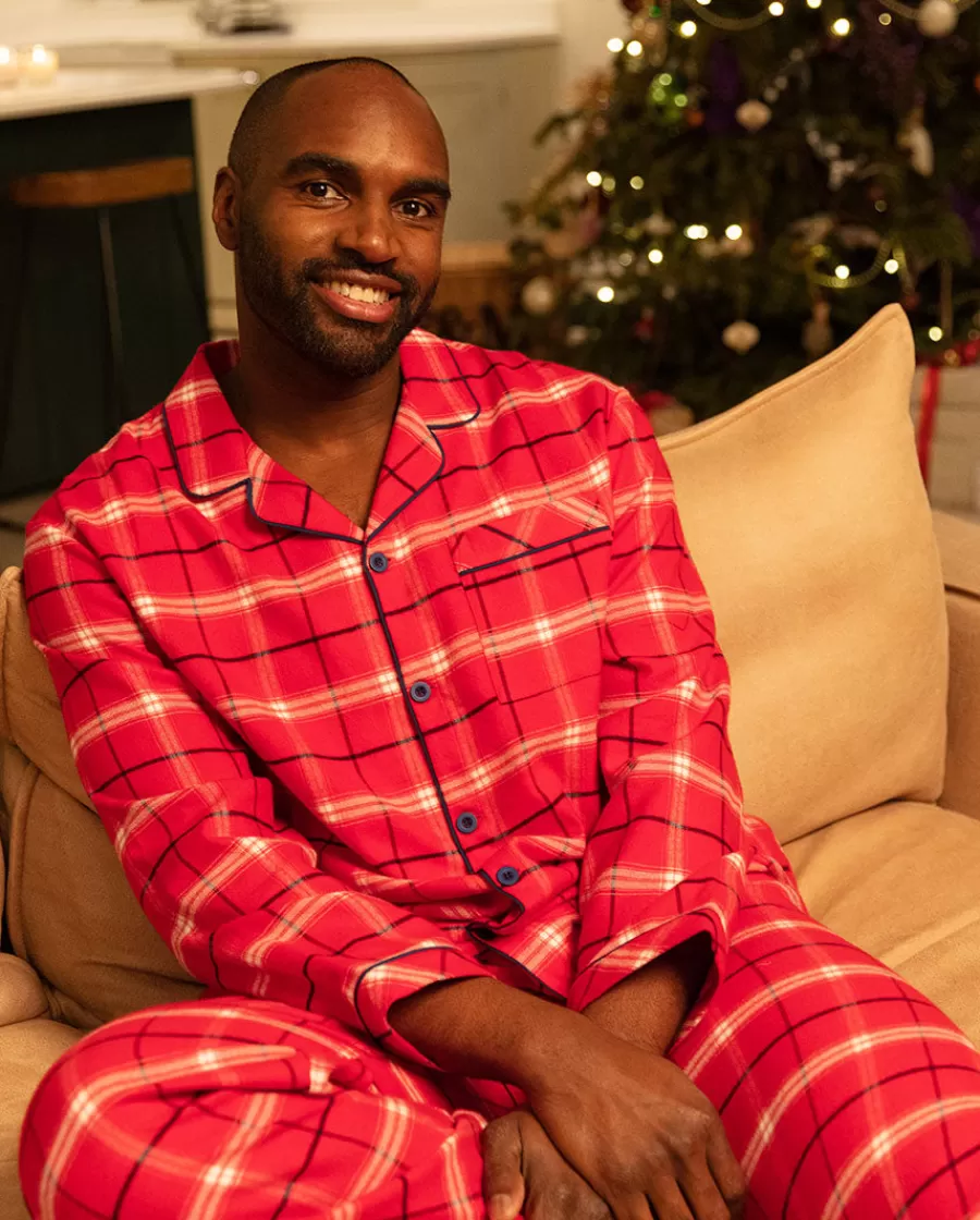 Discount Noel Mens Super Cosy Check Pyjama Bottoms Men Pyjama Bottoms