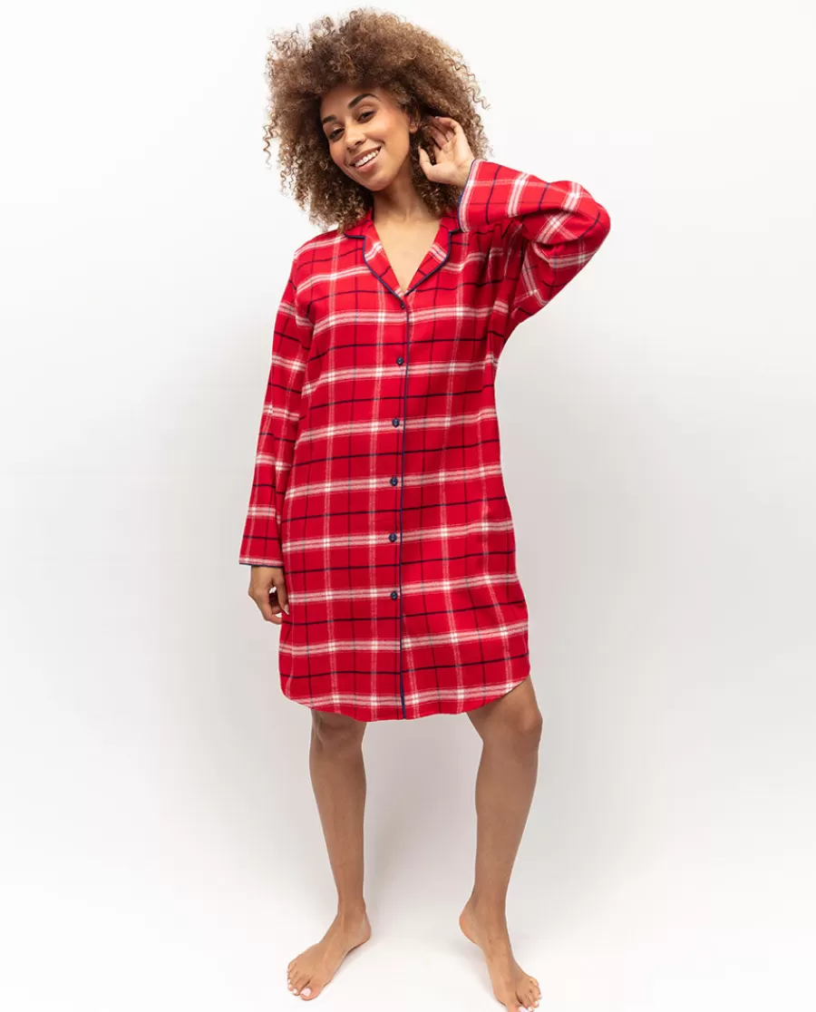 Best Sale Noel Super Cosy Check Nightshirt Women Nightshirts