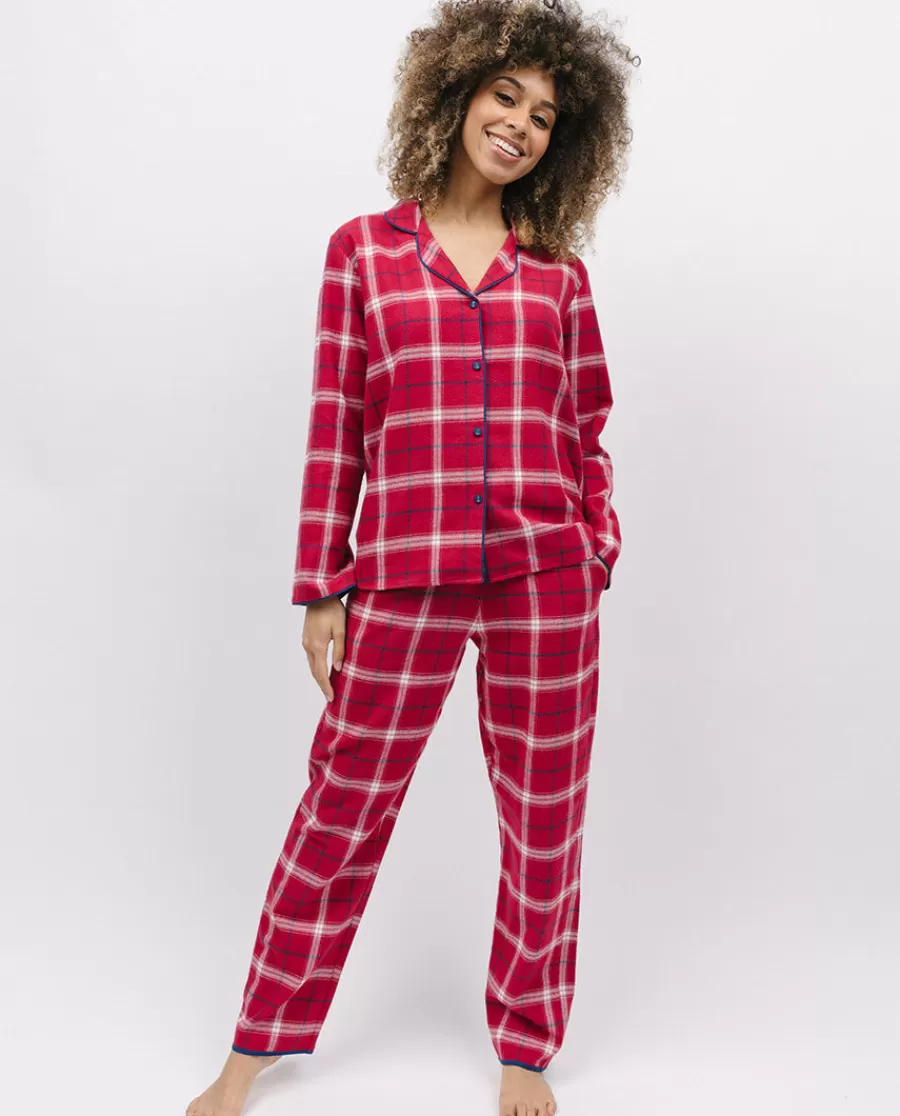 Store Noel Womens Super Cosy Check Pyjama Set Women Pyjama Sets