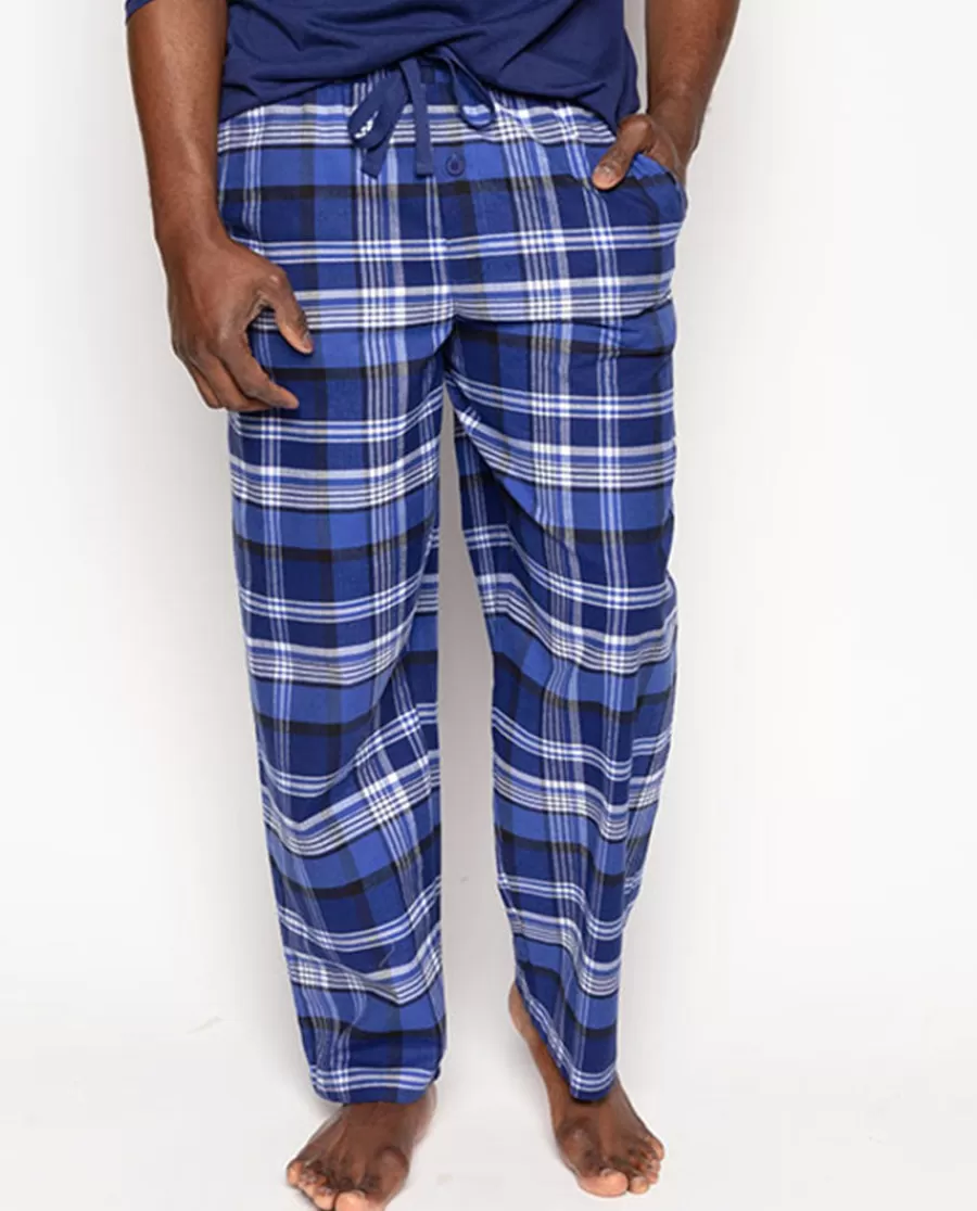 Outlet Riley Mens Brushed Check Pyjama Bottoms Men Pyjama Bottoms