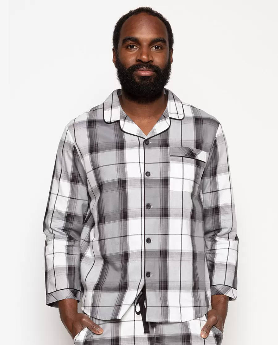Hot Samuel Check Pyjama Top Men Pyjama Tops