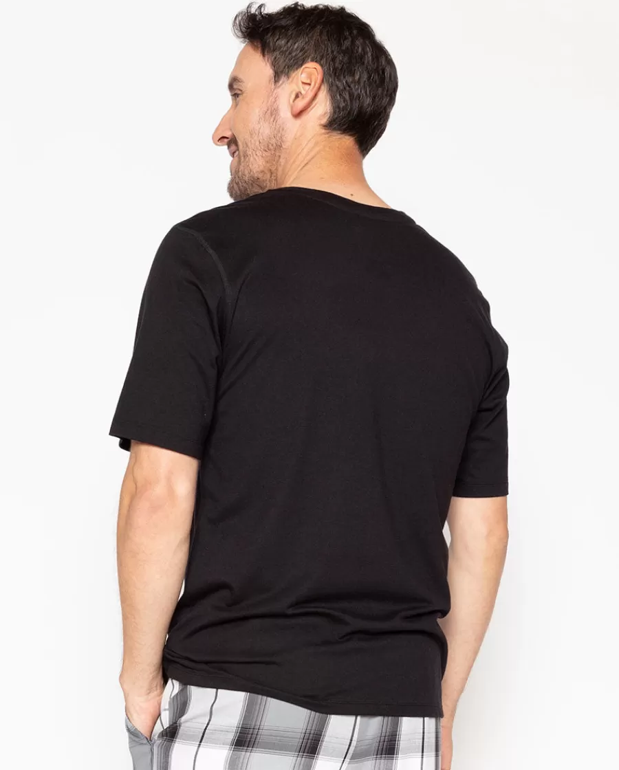 Store Samuel Jersey T-Shirt Men Pyjama Tops