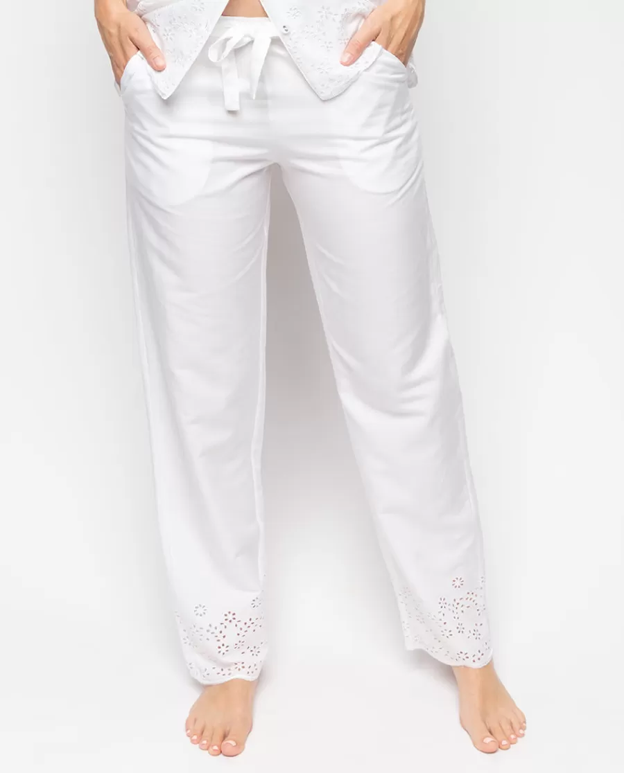 Best Saskia Embroidered Pyjama Bottoms Women Pyjama Bottoms