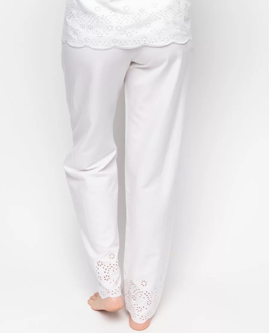 Best Saskia Embroidered Pyjama Bottoms Women Pyjama Bottoms