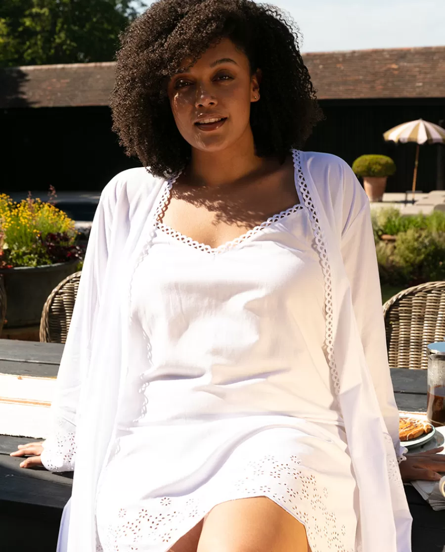 Store Saskia Embroidered Short Nightdress Women Nightdresses