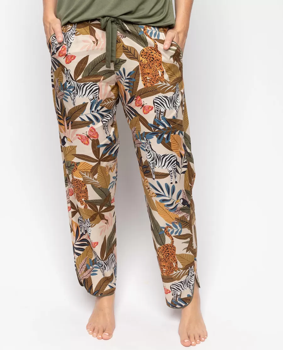 New Savannah Safari Print Pyjama Bottoms Women Pyjama Bottoms