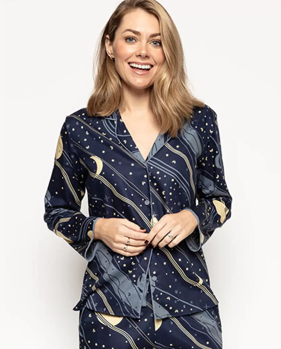 Flash Sale Skye Celestial Print Pyjama Top Women Pyjama Tops