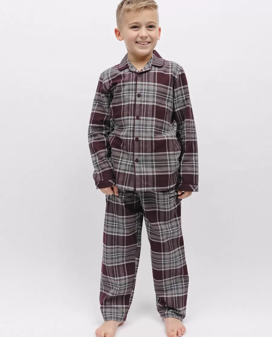 Best Sale Spencer Boys Brushed Check Pyjama Set Kids Boys Pyjamas