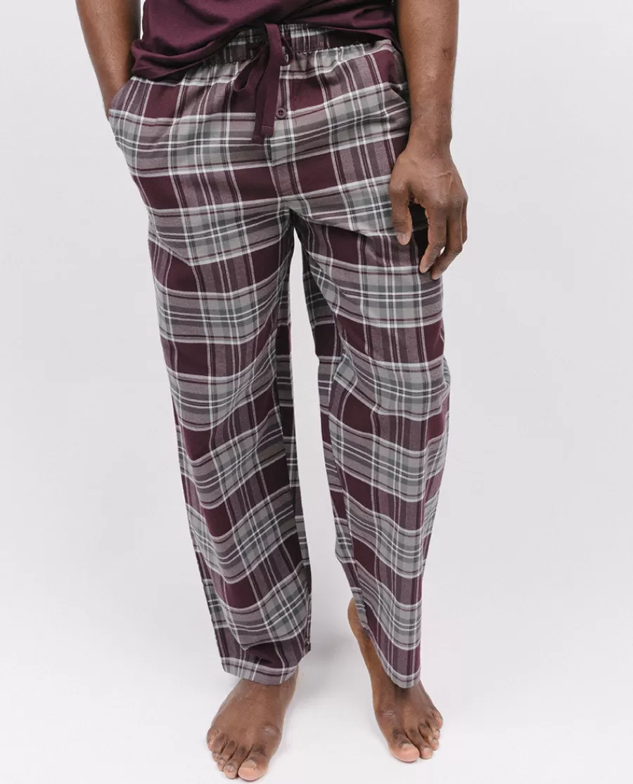 Fashion Spencer Brushed Check Pyjama Bottoms Men Pyjama Bottoms
