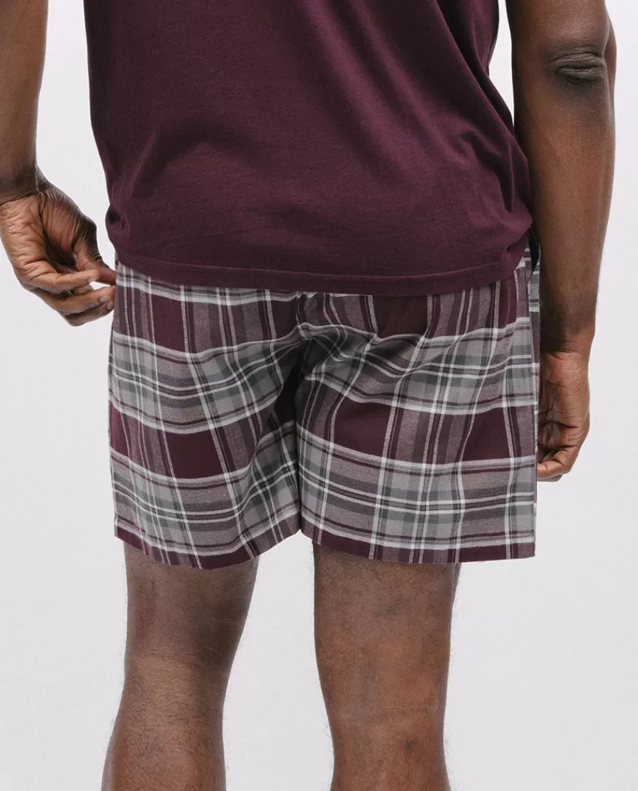 Online Spencer Brushed Check Shorts Men Pyjama Shorts