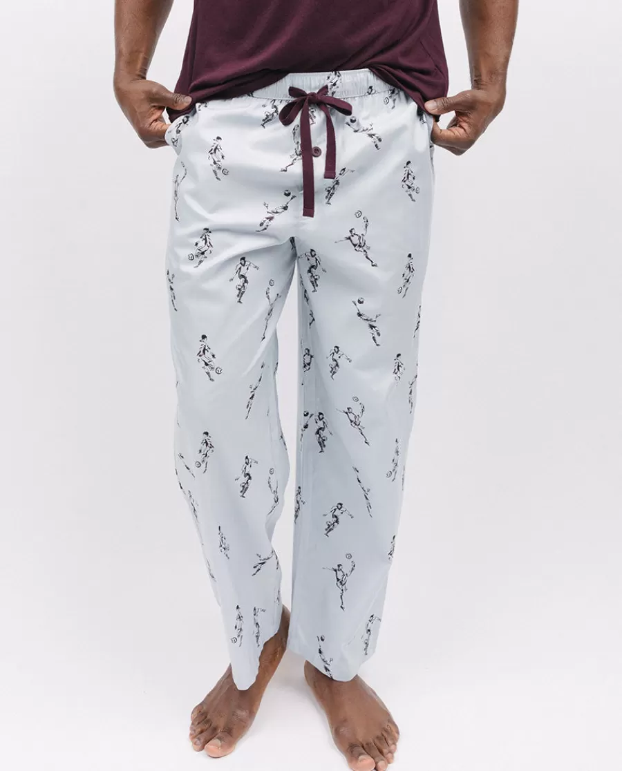 Cheap Spencer Football Print Pyjama Bottoms Men Pyjama Bottoms