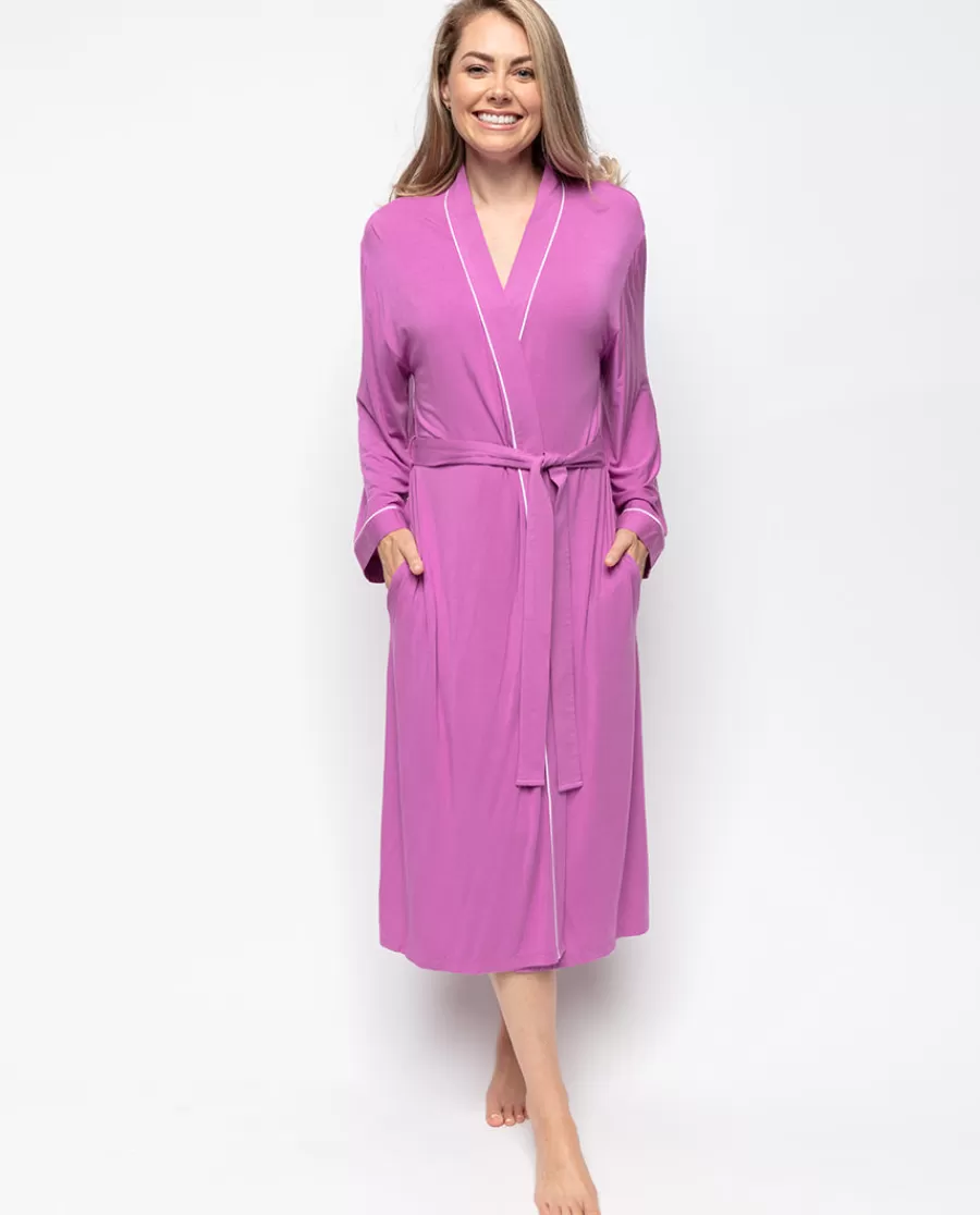 Cheap Viola Jersey Long Dressing Gown Women Loungewear