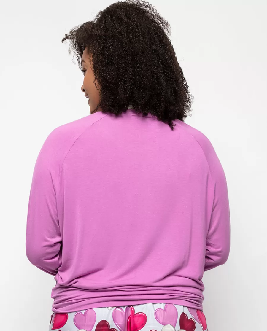 Flash Sale Viola Pink Slouch Jersey Pyjama Top Women Loungewear