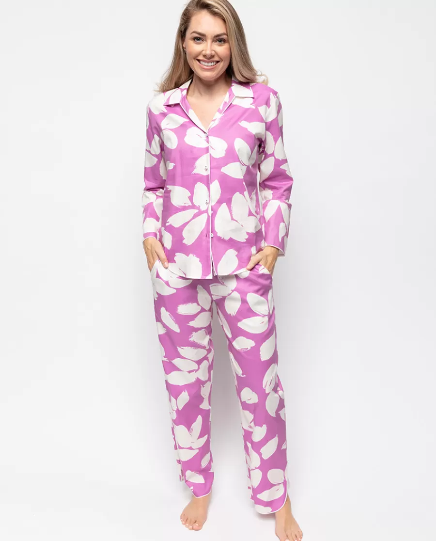 Flash Sale Viola Womens Petal Print Pyjama Set Women Pyjama Sets