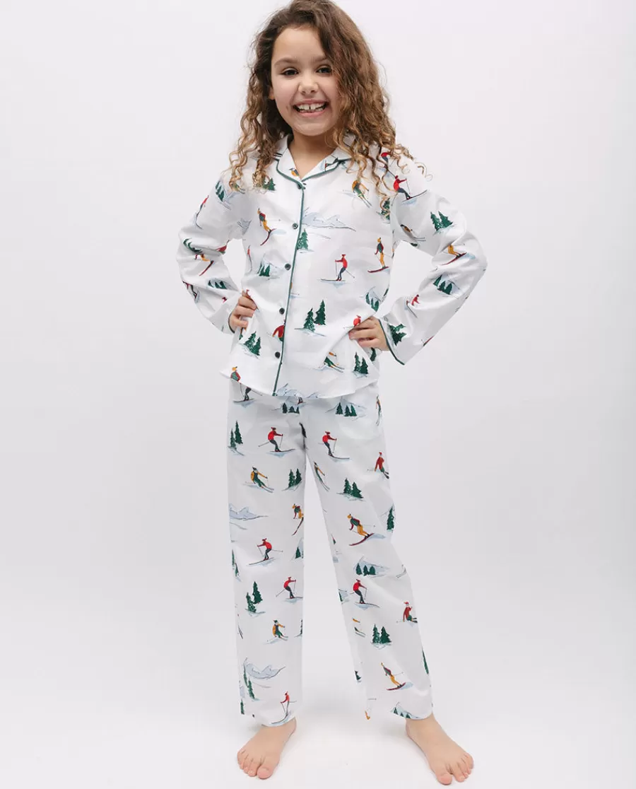 Fashion Whistler Kids Unisex Ski Print Pyjama Set Kids Kids Unisex Pyjamas