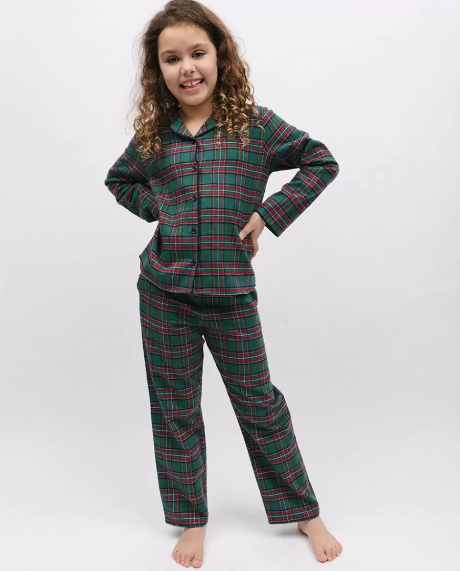 Flash Sale Whistler Kids Unisex Super Cosy Check Pyjama Set Kids Kids Unisex Pyjamas