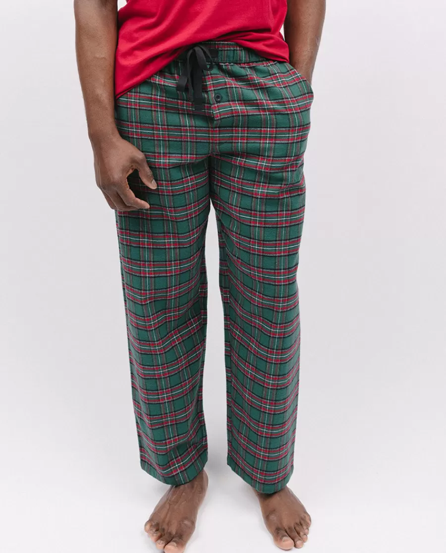 Clearance Whistler Mens Super Cosy Check Pyjama Bottoms Men Pyjama Bottoms