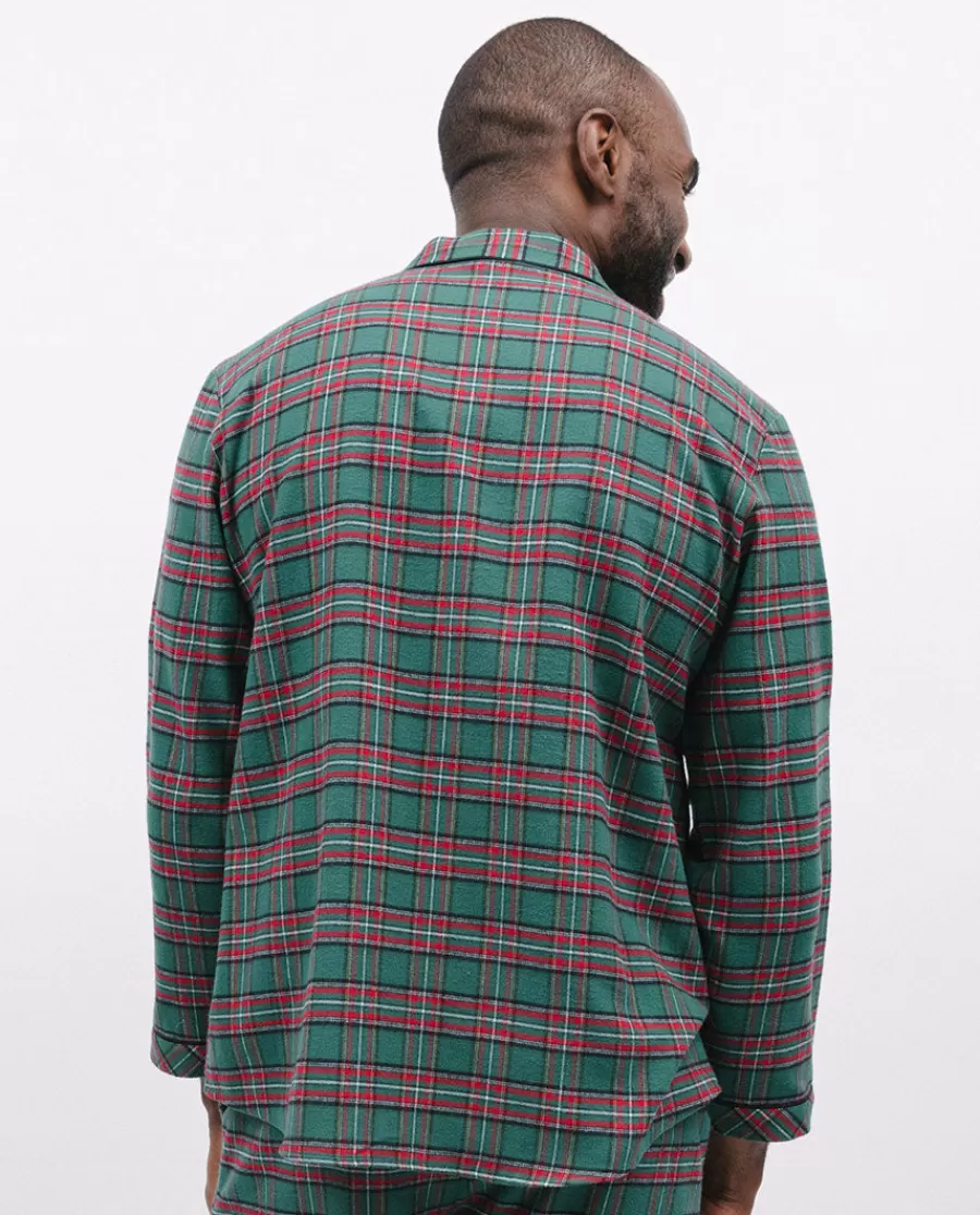 Cheap Whistler Mens Super Cosy Check Pyjama Top Men Pyjama Tops
