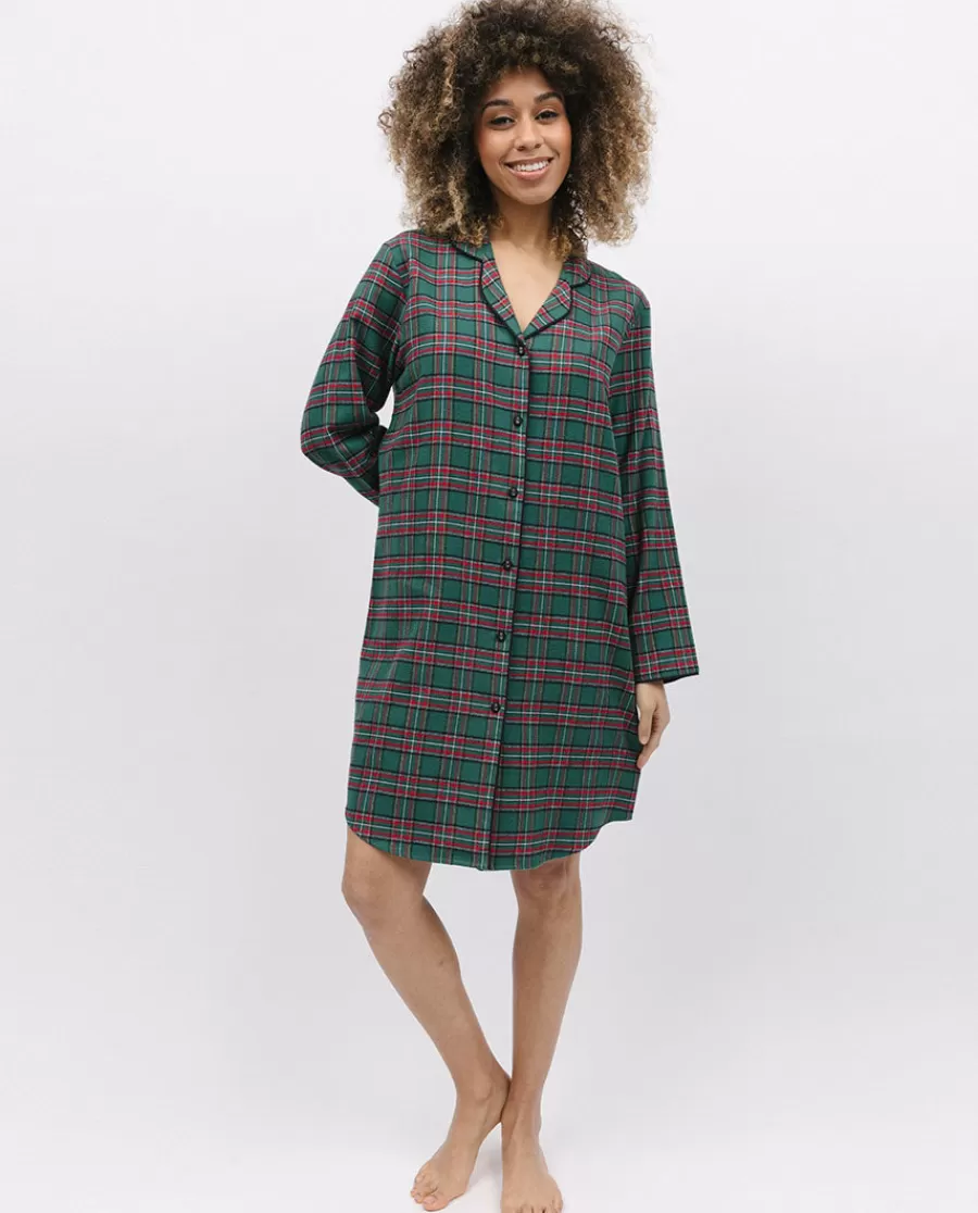 Discount Whistler Super Cosy Check Nightshirt Women Nightshirts