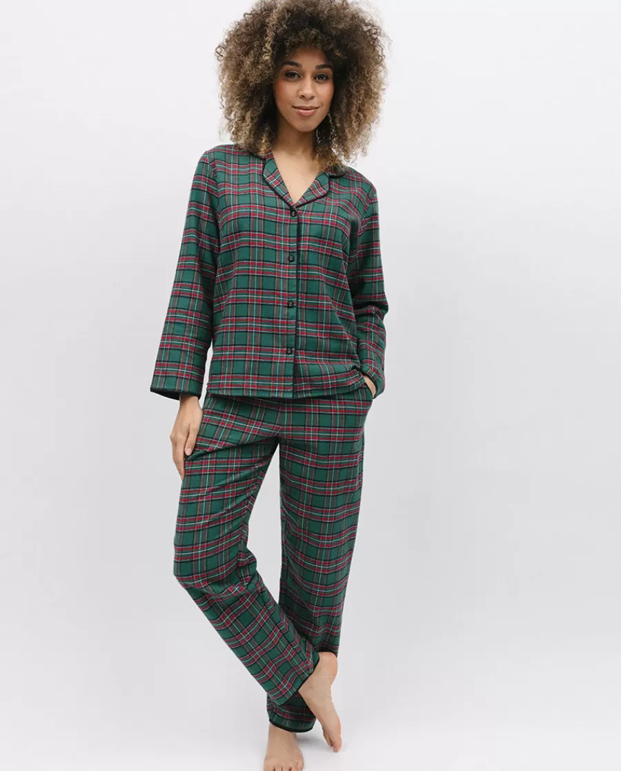 Discount Whistler Womens Super Cosy Check Pyjama Set Women Pyjama Sets