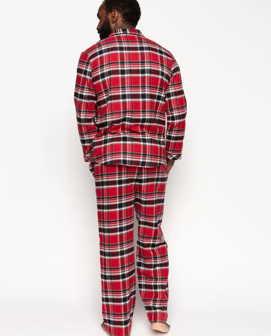 Discount Windsor Mens Super Cosy Check Pyjama Set Men Pyjama Sets