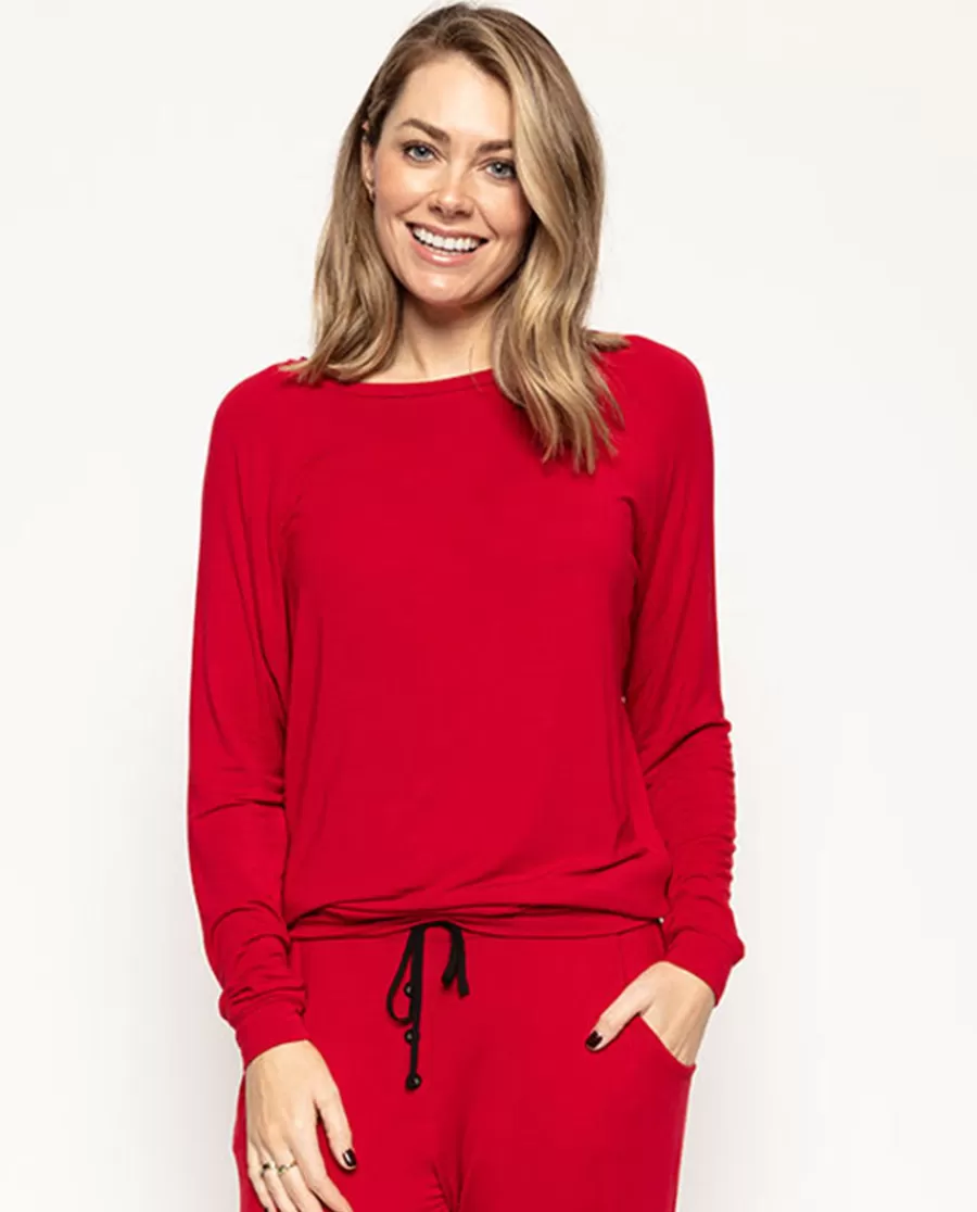 Fashion Windsor Slouch Jersey Pyjama Top Women Loungewear
