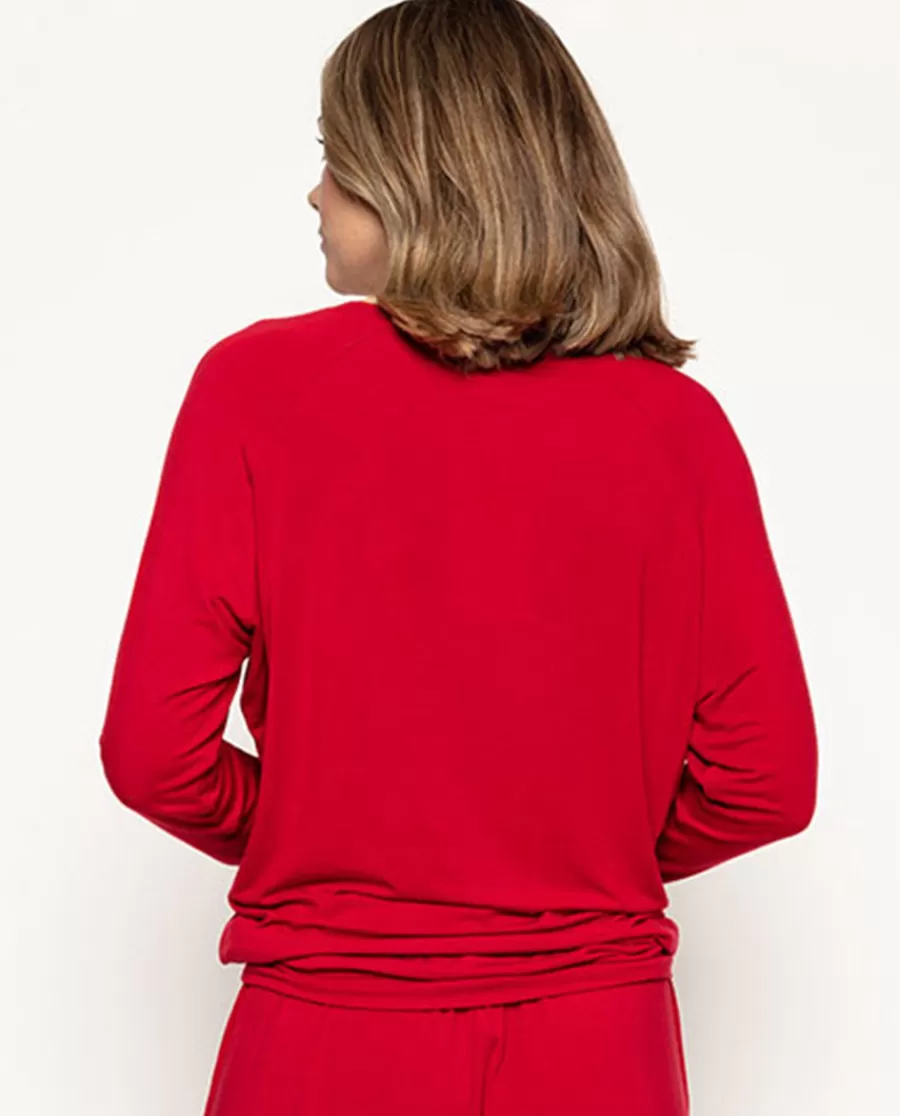 Fashion Windsor Slouch Jersey Pyjama Top Women Loungewear