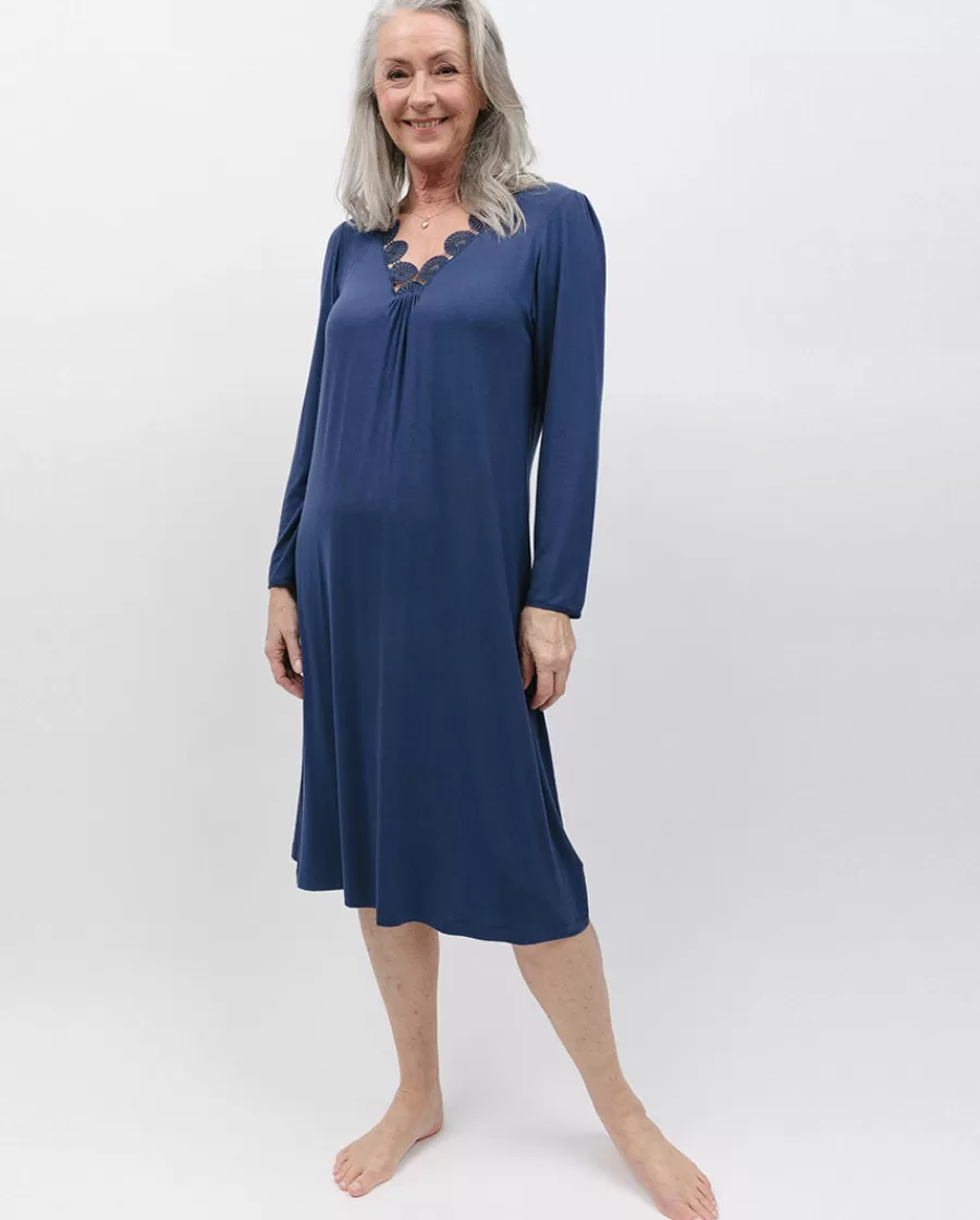 Sale Winnie Lace Detail Jersey Short Nightdress Women Loungewear