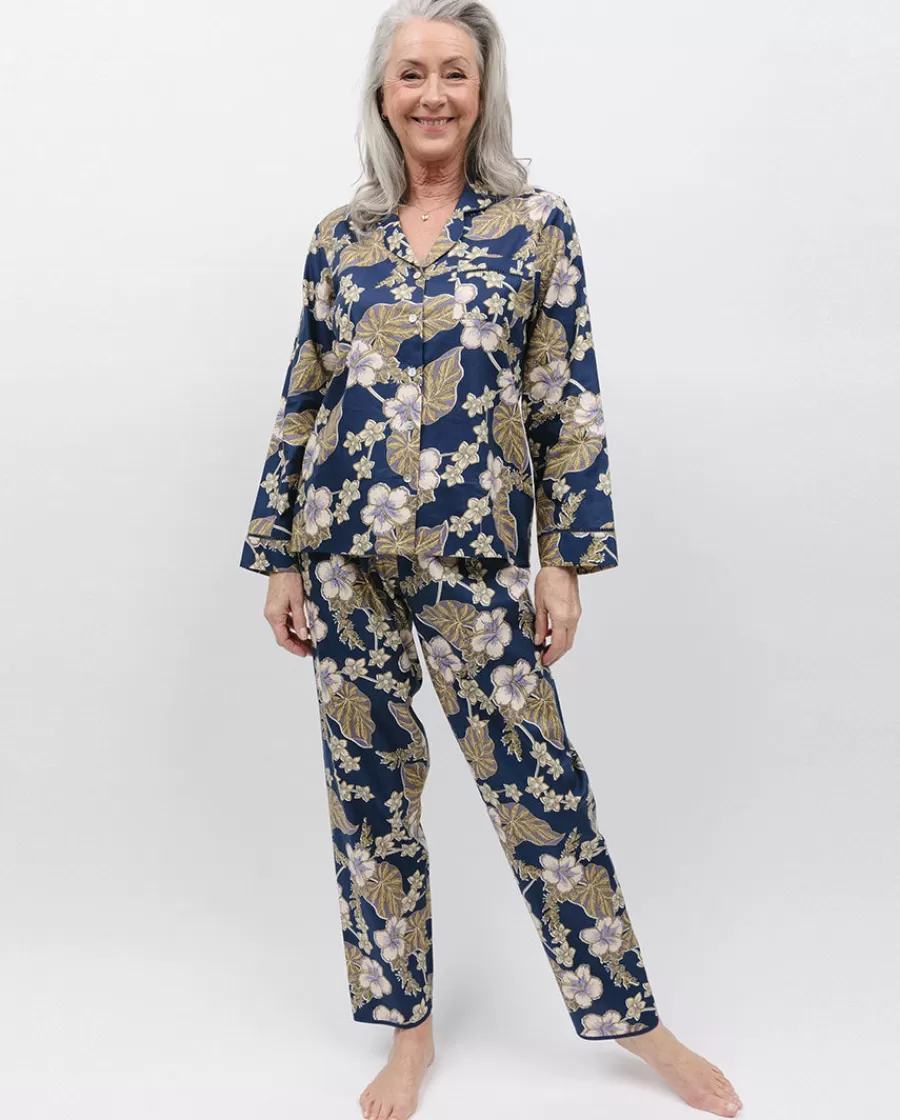 Cheap Winnie Lace Trim Floral Print Pyjama Set Women Pyjama Sets
